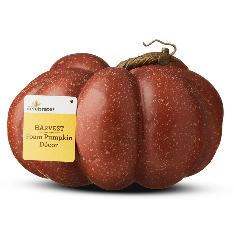 Harvest Orange Foam Pumpkin, by Way To Celebrate | Walmart (US)