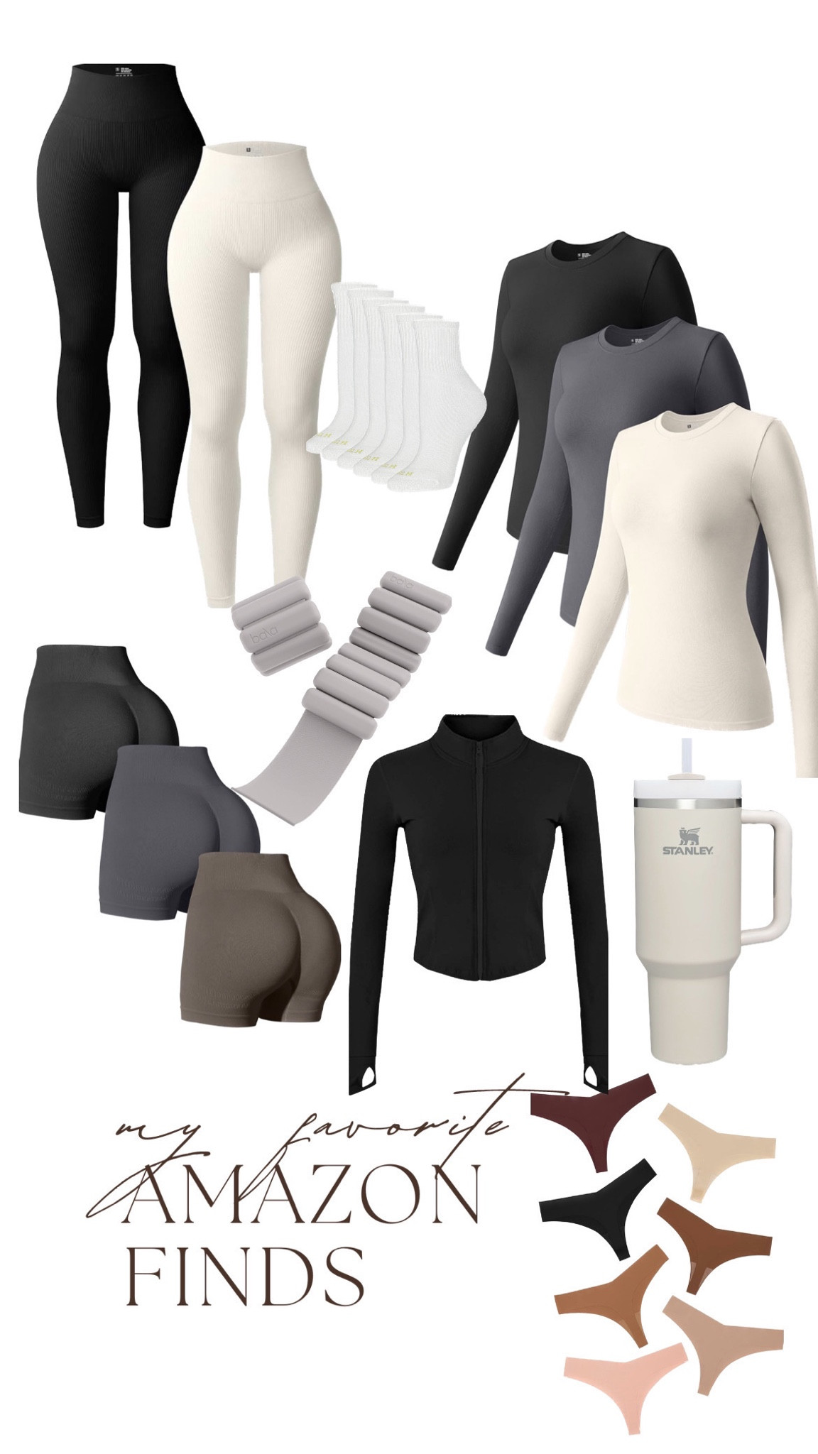 Amazon favorites for working out 🫶🏼

Lounge set workout set Amazon sale water bottle skims dupe lulu dupe ankle weight at home workout gym shorts recommendations socks underwear on Amazon no show favorites gifts for wellness girl for healthy girl 

#LTKGiftGuide #LTKHoliday #LTKbeauty