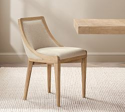 Vintners Upholstered Wood Frame Dining Chair | Pottery Barn (US)
