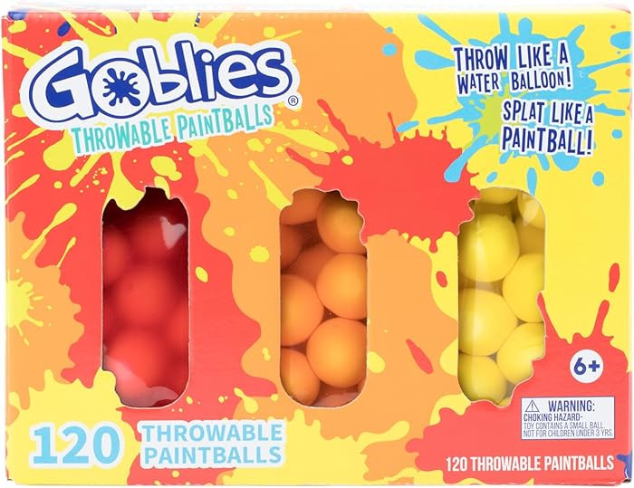Goblies - Throwable Paintballs. Washable, Nontoxic, Plant-Based Toy for Outdoor Fun Games for Kid... | Amazon (US)