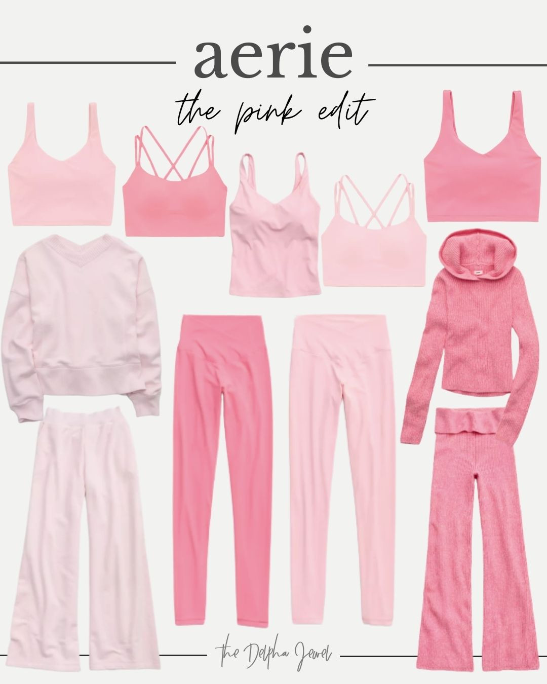 Give me all the pink from Aerie! 

 #LTKgrwm #LTKfitnessgoals #LTKselfcare