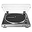Audio-Technica AT-LP60X-GM Fully Automatic Belt-Drive Stereo Turntable, Gunmetal/Black, Hi-Fi, 2 ... | Amazon (US)