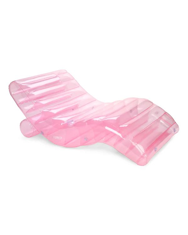 Clear Pink Chaise Lounger | FUNBOY