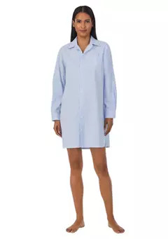 Lauren Ralph Lauren Signature Long Sleeve His Shirt Sleepshirt | Belk
