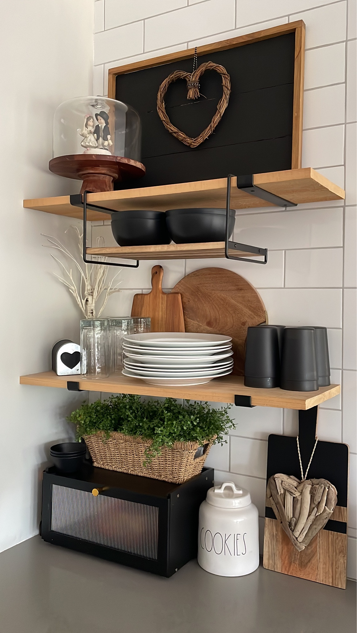 Neutral Valentines Day | Valentines Day Decor | Valentines Home | Open Shelving | kitchen shelves 

#LTKSeasonal #LTKhome #LTKstyletip