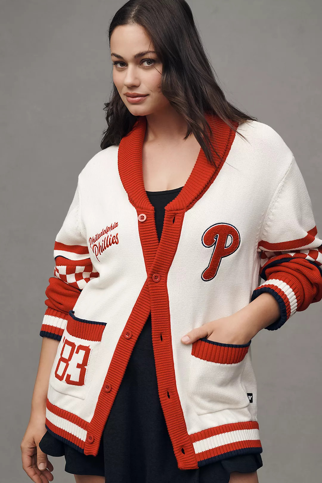 The Wild Collective x Anthropologie MLB Cotton Cardigan Sweater | Anthropologie (US)