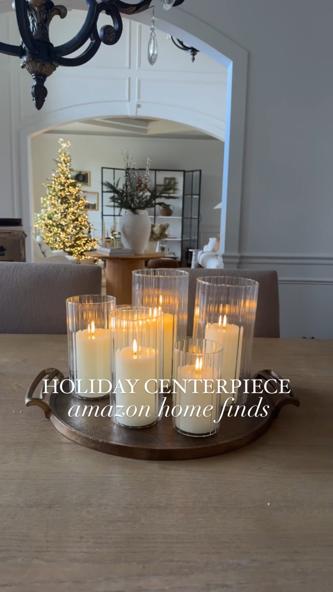 Holiday centerpiece idea from Amazon @amazon @amazonhome #amazonfinds #amazonhome #amazon #christmas 

#LTKHoliday #LTKHome #LTKVideo