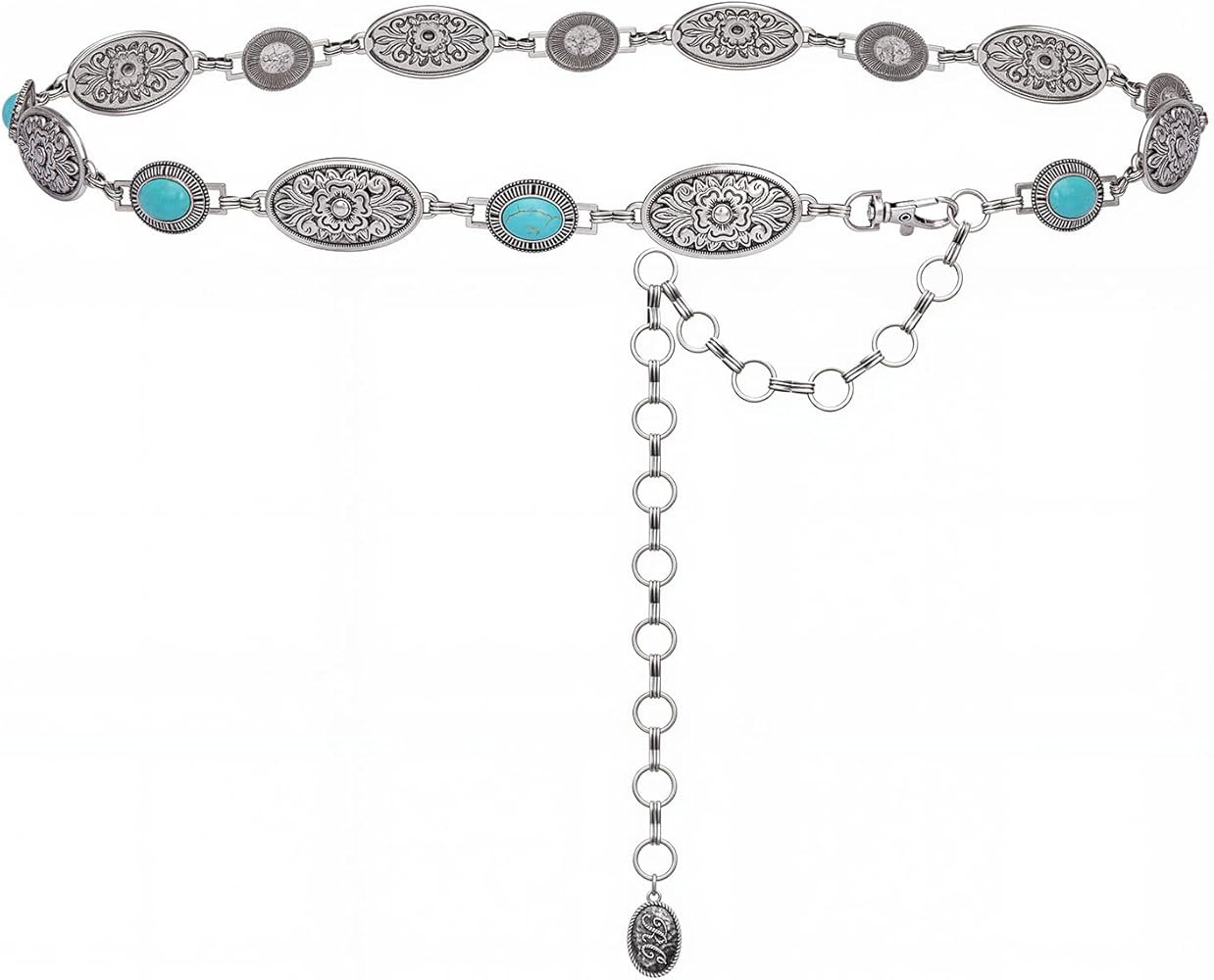 Montana West Rustic Couture's Large Western Concho Metal Belts for Women Cowgirl | Amazon (US)