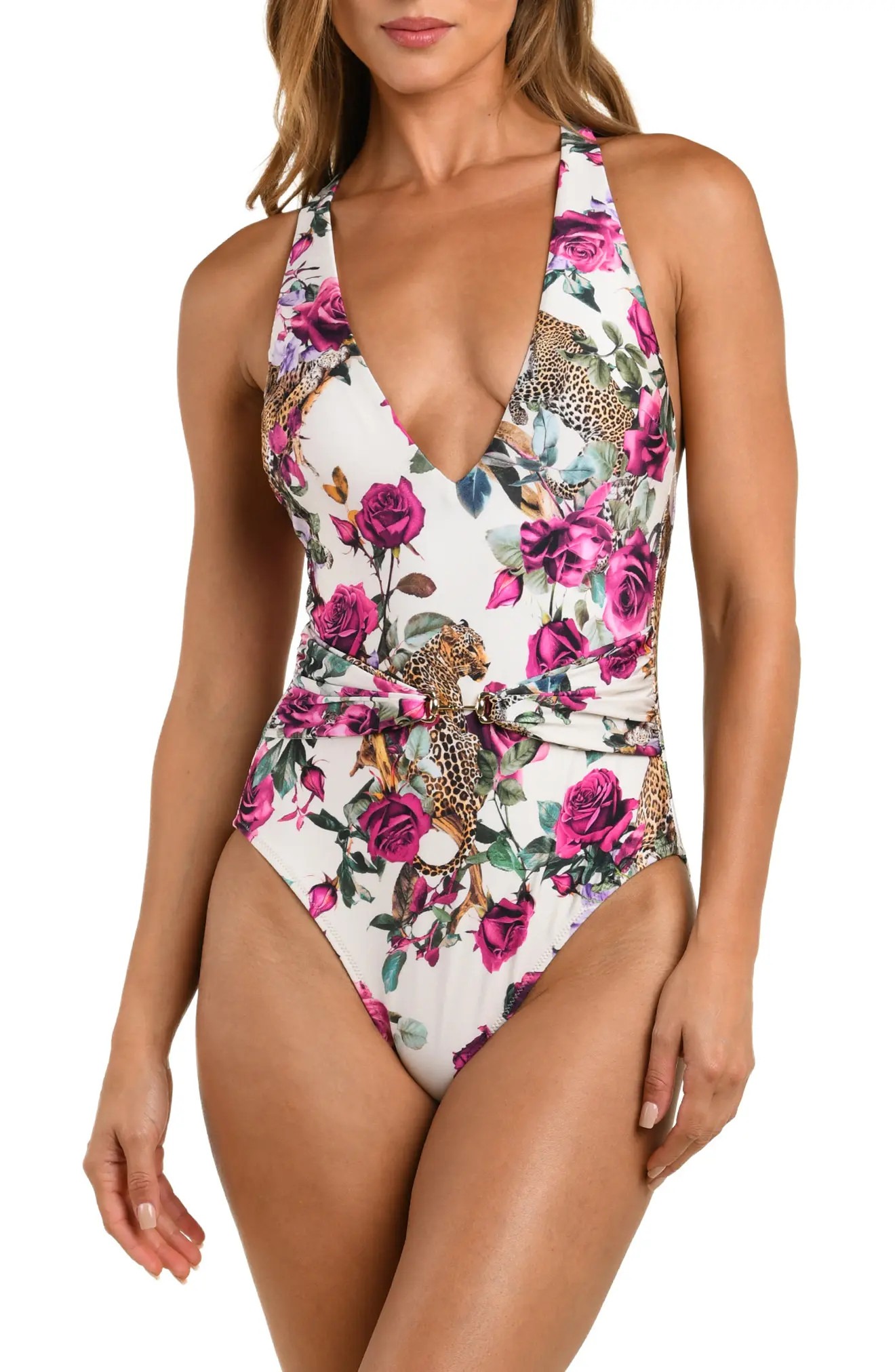 Rose Leopard One-Piece Swimsuit (Women) | Nordstrom | Nordstrom