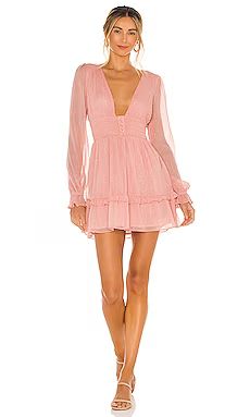 Lovers + Friends Arline Dress in Pink from Revolve.com | Revolve Clothing (Global)