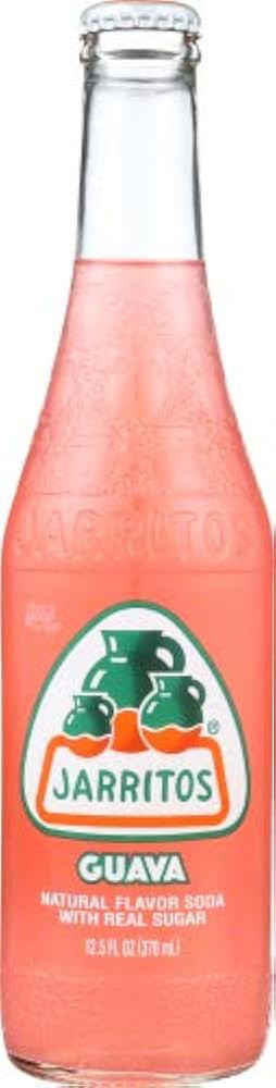 Jarritos Guava Soda 12.5 oz Glass Bottle Pack of 6 | Amazon (US)
