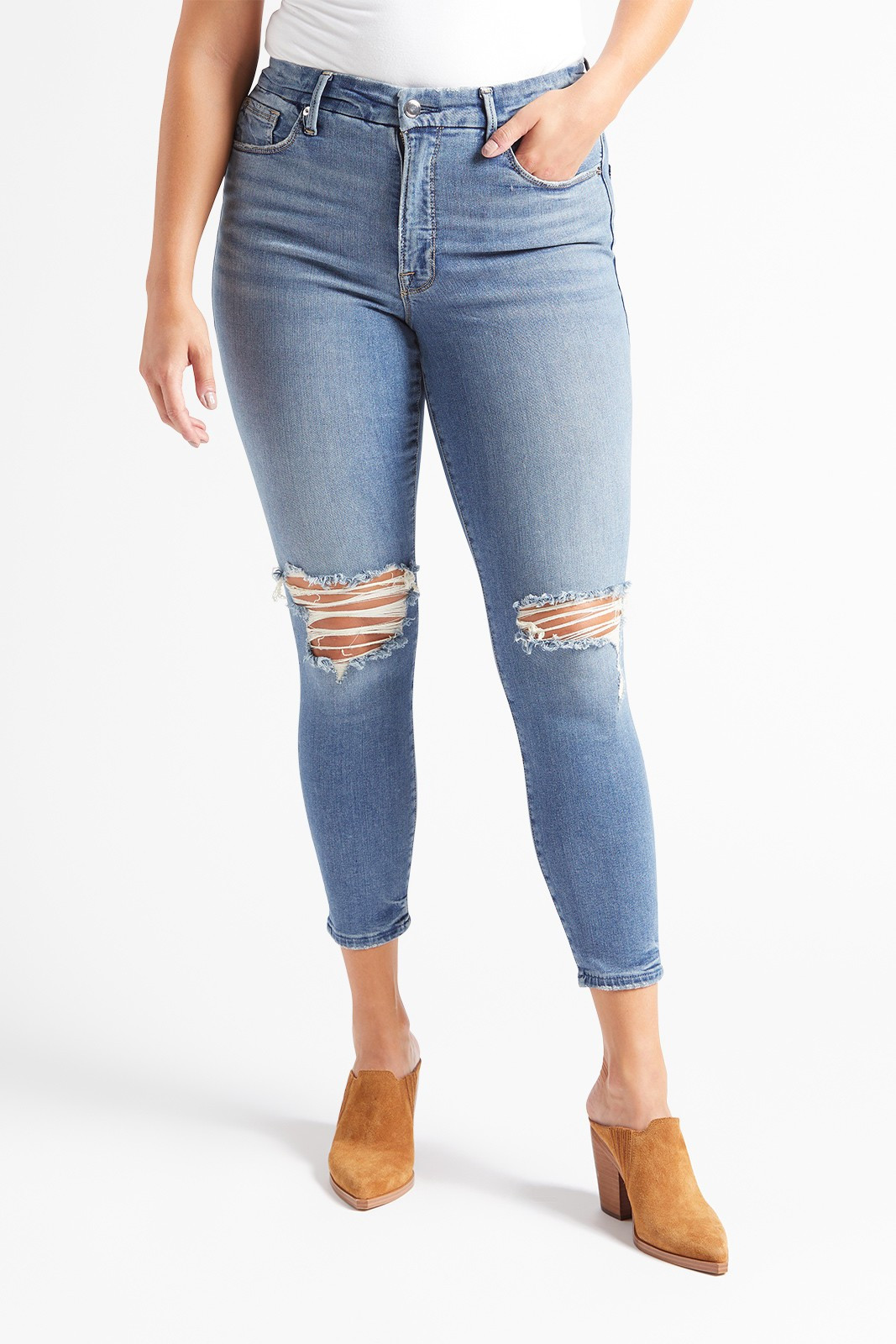 GOOD AMERICAN Good Legs Crop | EVEREVE | Evereve