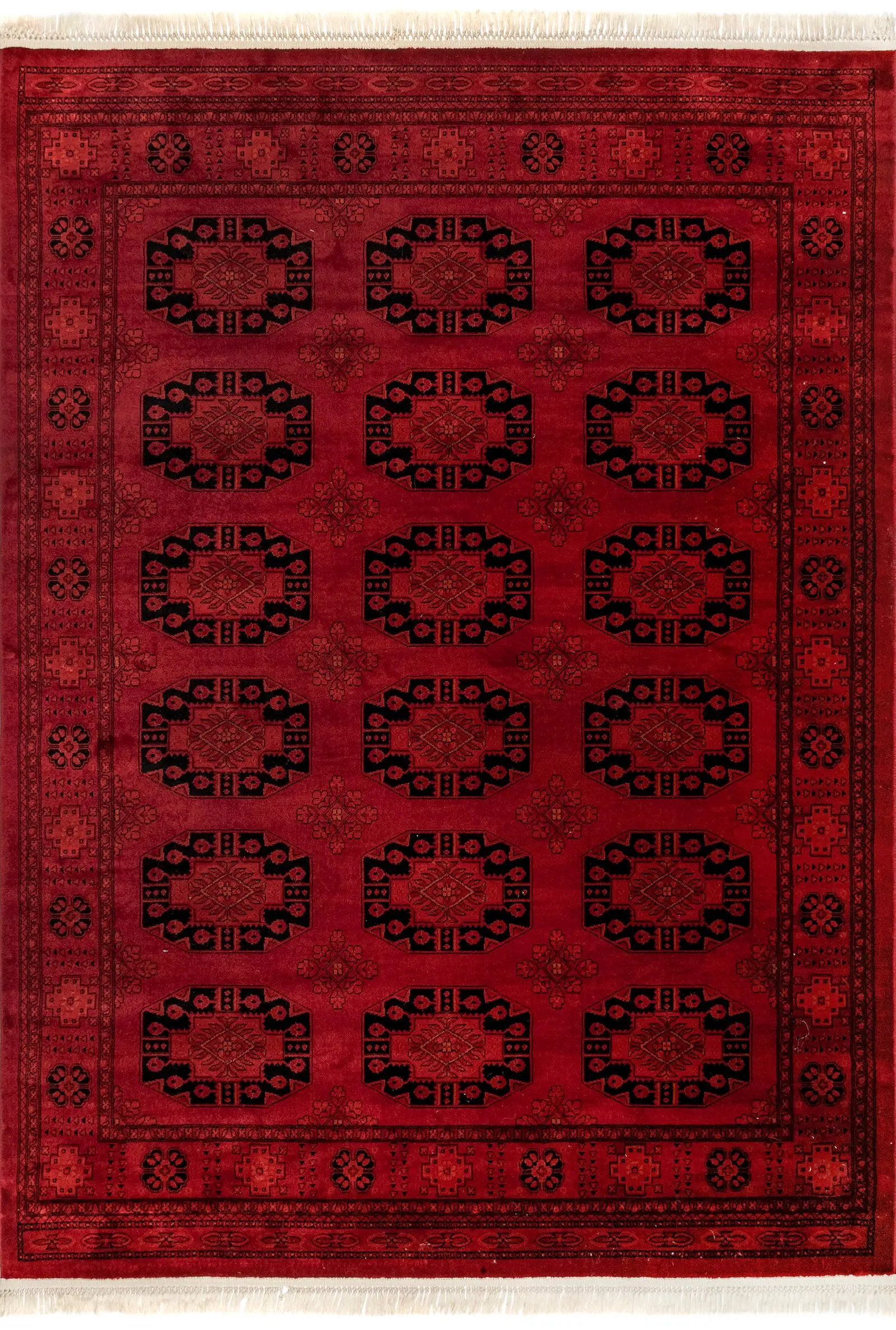 Hailey Persian Trellis Rug | Red | Rugs USA
