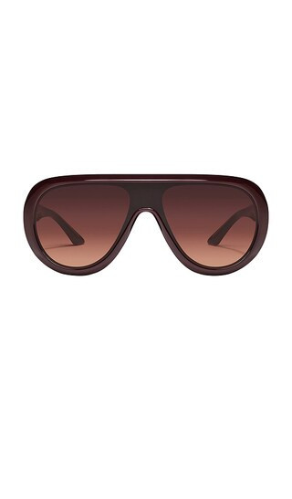 Quay Set List Sunglasses in Chocolate. | Revolve Clothing (Global)