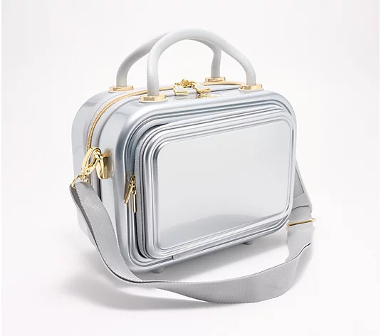 Triforce Hardside Beauty Case with Front Pocket - QVC.com | QVC