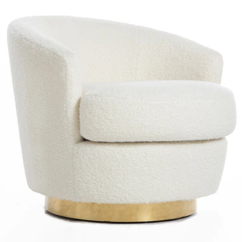 Laranya Upholstered Swivel Barrel Chair | Wayfair North America