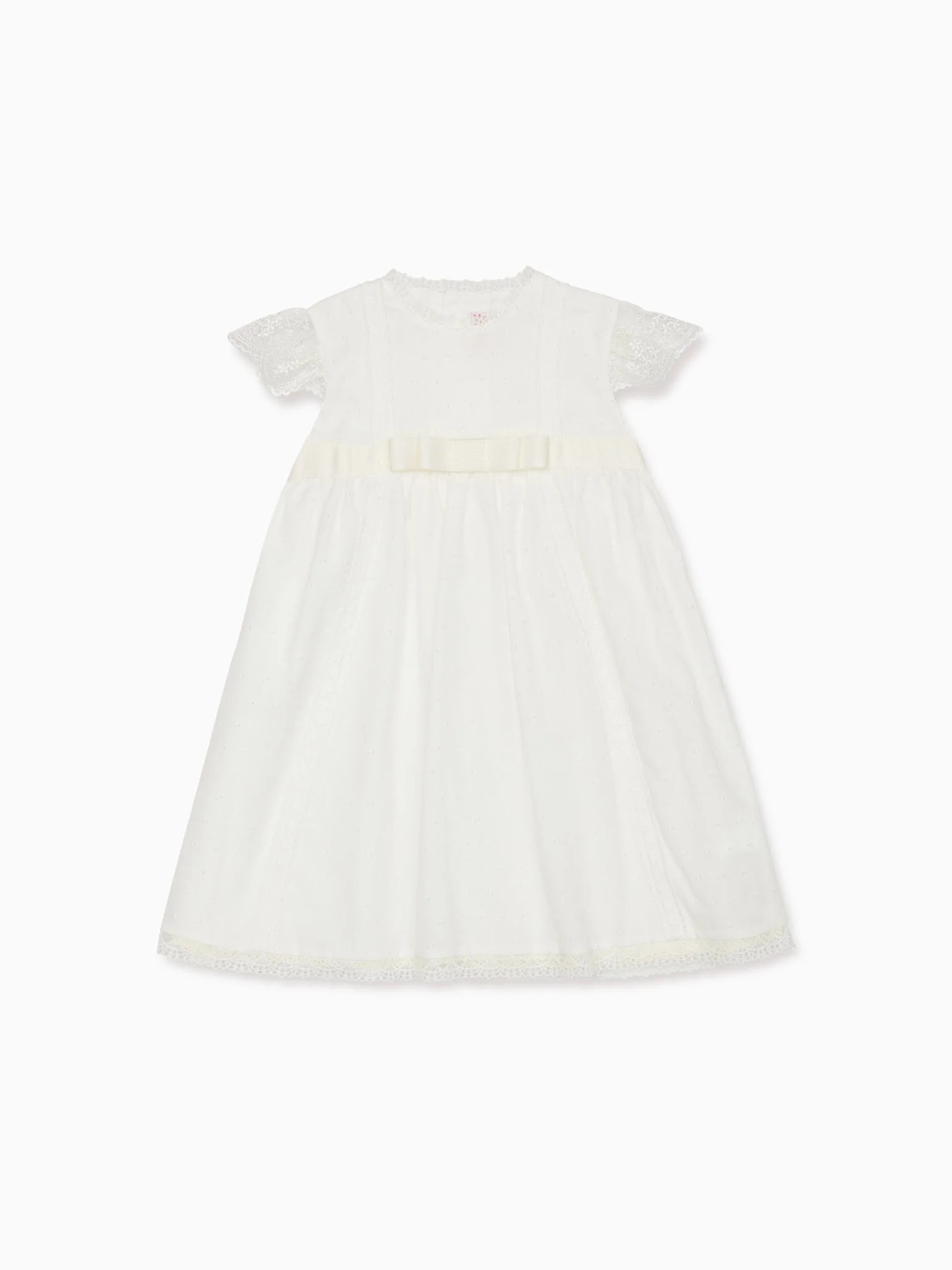 Ivory Herminia Ceremony Girl Dress | La Coqueta