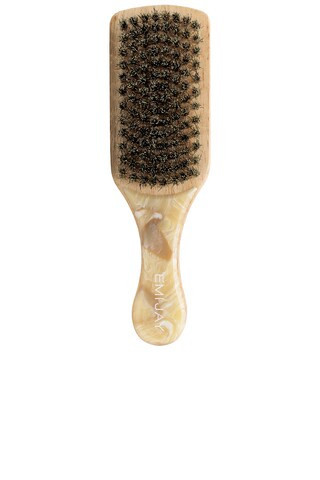 Emi Jay Mini Boar Bristle Brush in Cream | FWRD 
