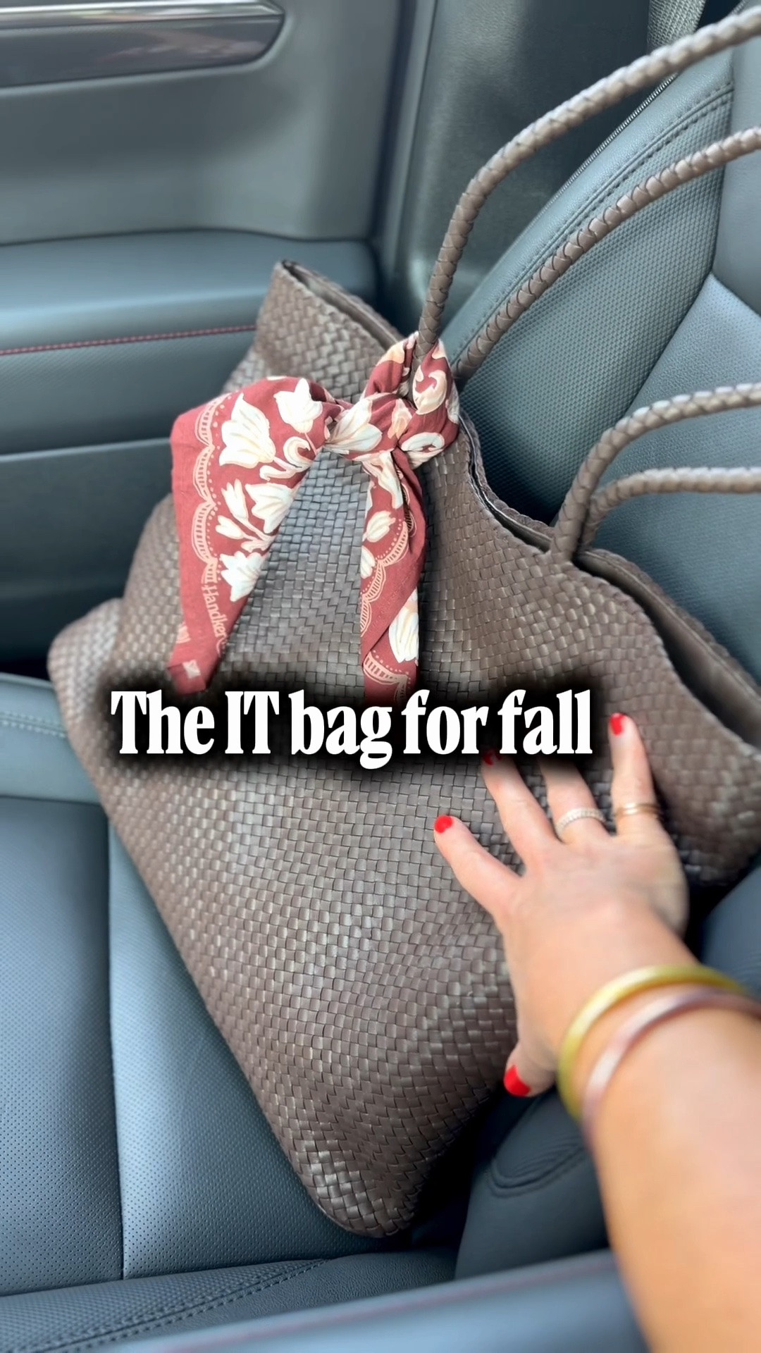 This chocolate brown woven leather tote is the it bag for the fall season. The Rich color looks so looks, and the size of this bag makes it perfect if you’re a teacher, mom, or traveling. ￼

#LTKOver40 #LTKmomlife #LTKSeasonal