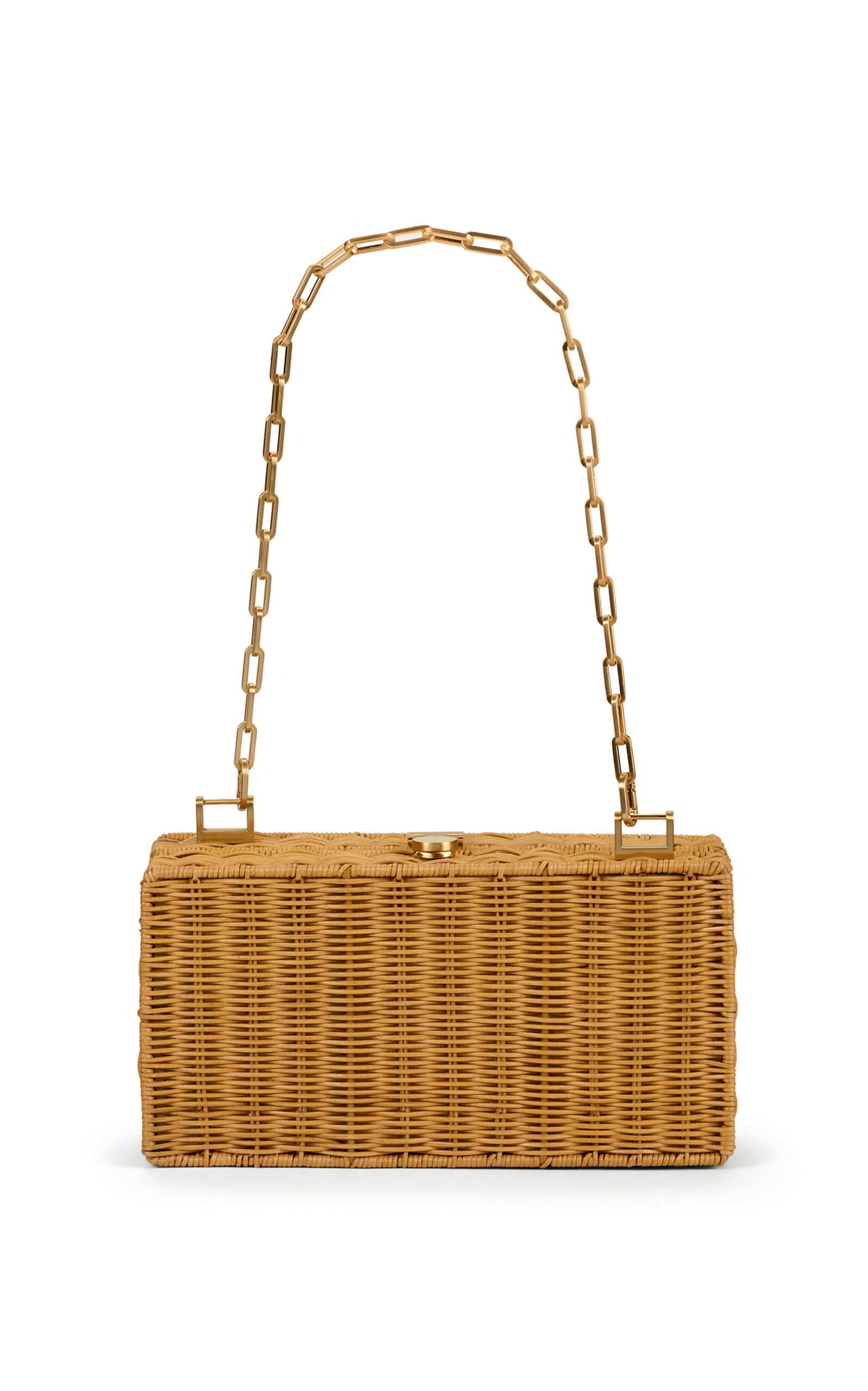 Cult Gaia - The Backgammon Wicker Clutch - Neutral - OS - Moda Operandi | Moda Operandi (Global)