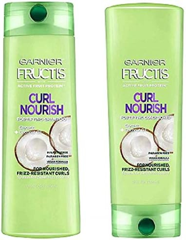 Garnier Fructis Triple Nutrition Curl Nourish Bundle: Shampoo and Conditioner, 13 Fl Oz | Amazon (US)