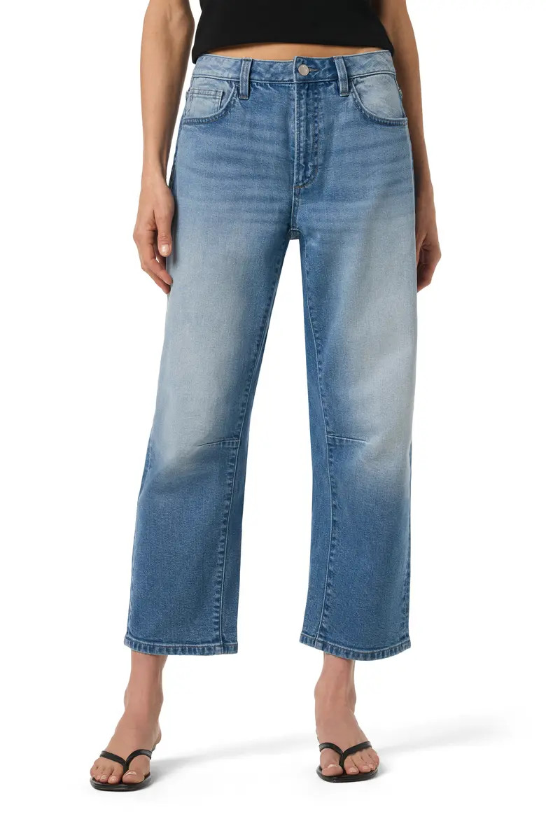 High Waist Crop Barrel Leg Jeans (Women) | Nordstromrack | Nordstrom Rack