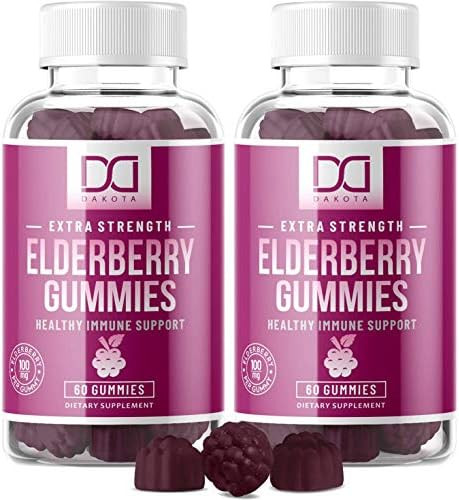 Sambucus Elderberry Gummies with Zinc Vitamin C for Adults Kids for Black Elderberry Immune Suppo... | Amazon (US)
