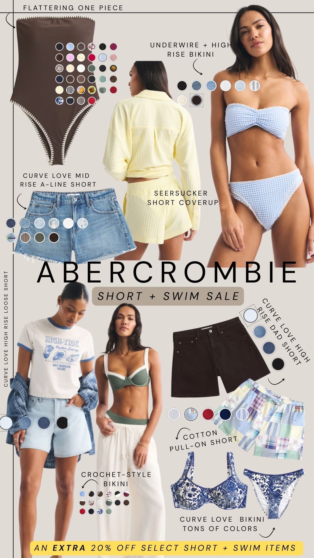 A&F - short + swim sale

#LTKSeasonal #LTKSaleAlert #LTKMidsize