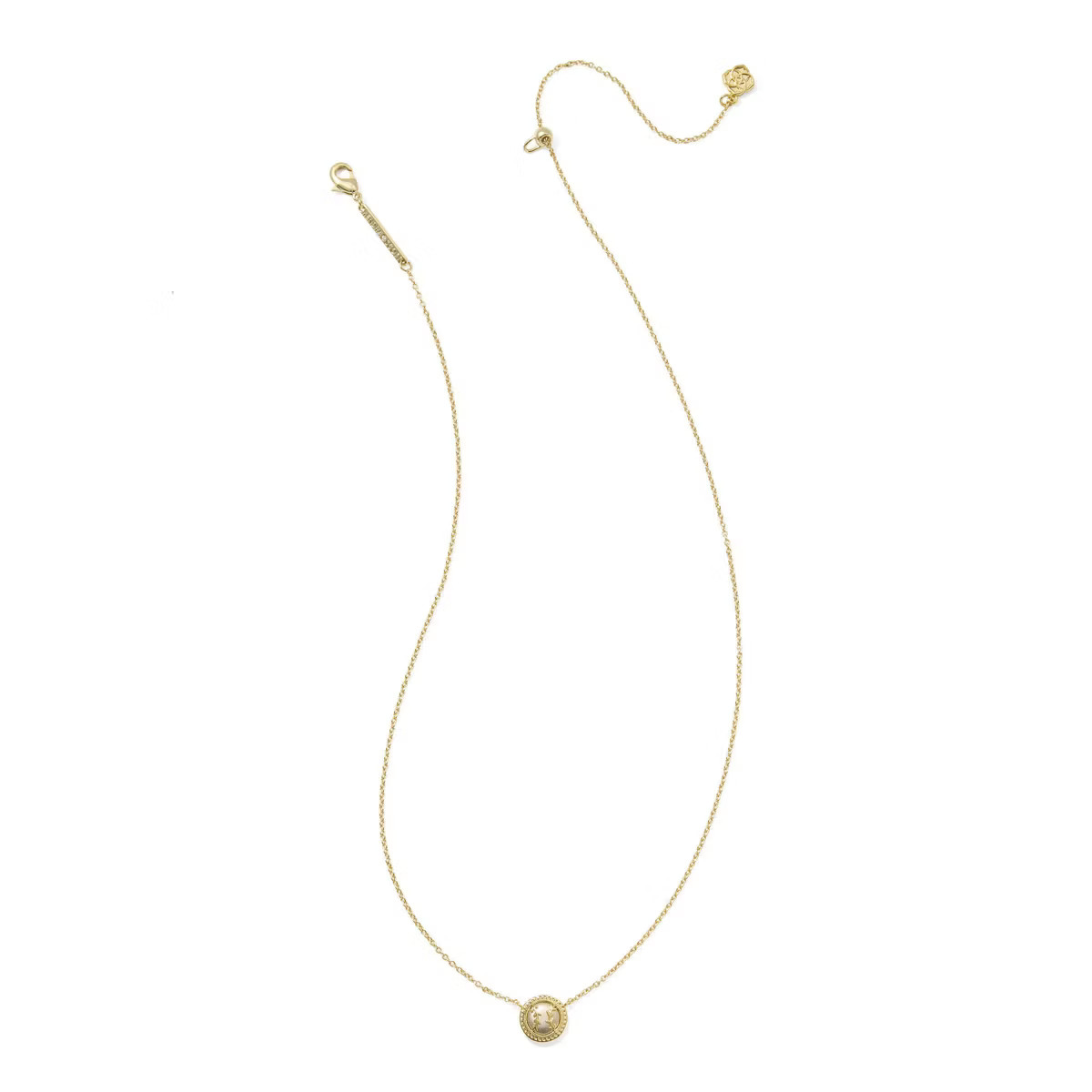 Kendra Scott Metal Baseball Pendant Necklace - Gold/Silver | Target