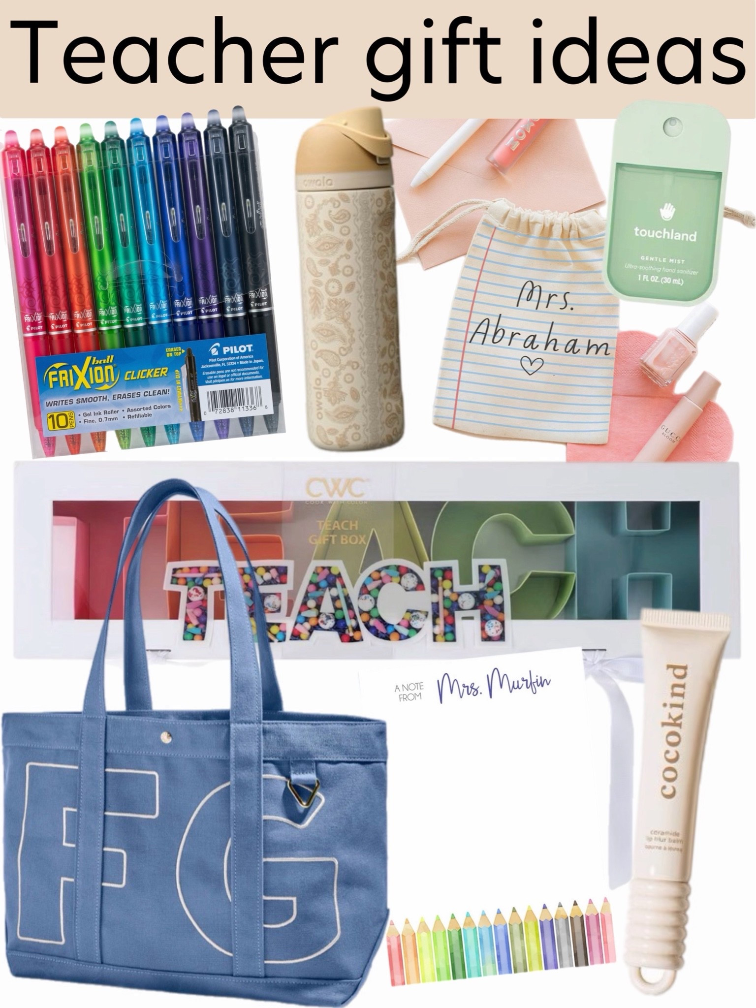 With this week being teacher appreciation week and it is so close to the end of the school year, I rounded up some great teacher gift options at all different price ranges!

#LTKmomlife #LTKKids #LTKdayinmylife