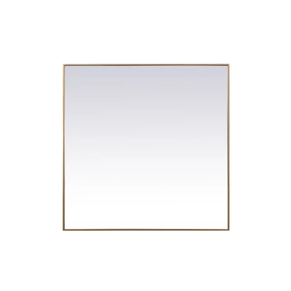 Square Metal Wall Mirror | Wayfair North America
