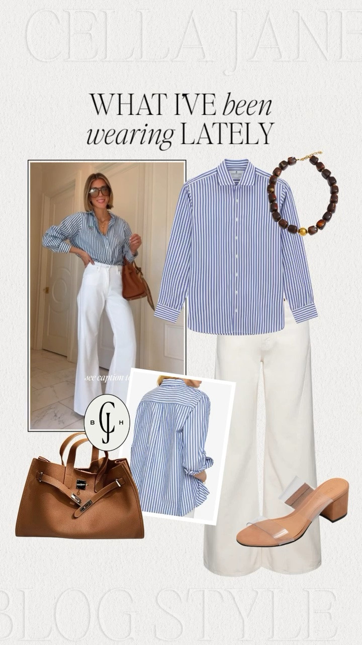 The viral wide leg mother jeans in a new wash for spring and summer