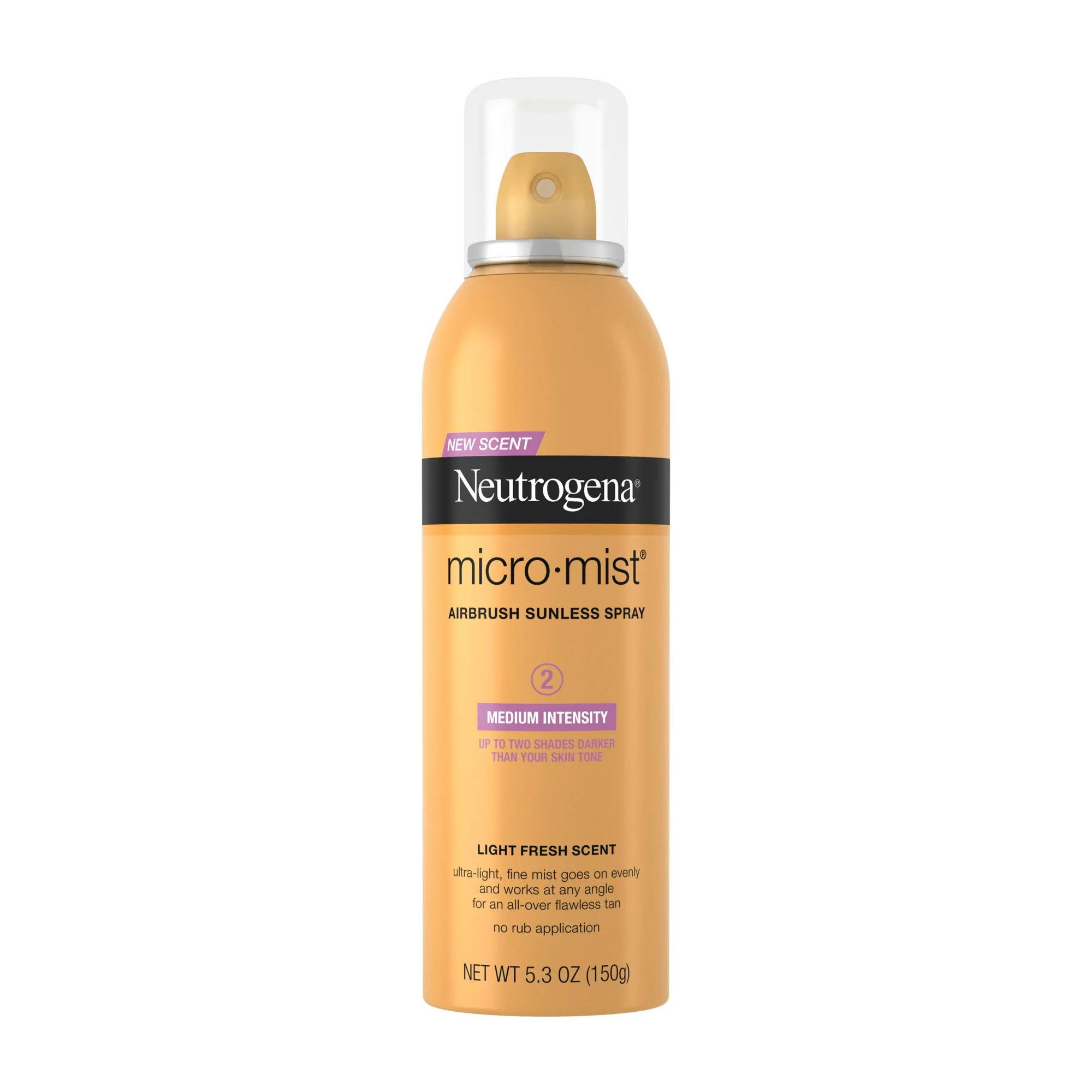 Neutrogena Micromist Airbrush Sunless Tanning Spray, Medium, 5.3 oz | Walmart (US)