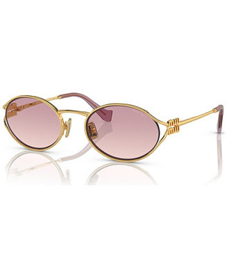 Women's Oval Metal Sunglasses, MU52YS | Macy's