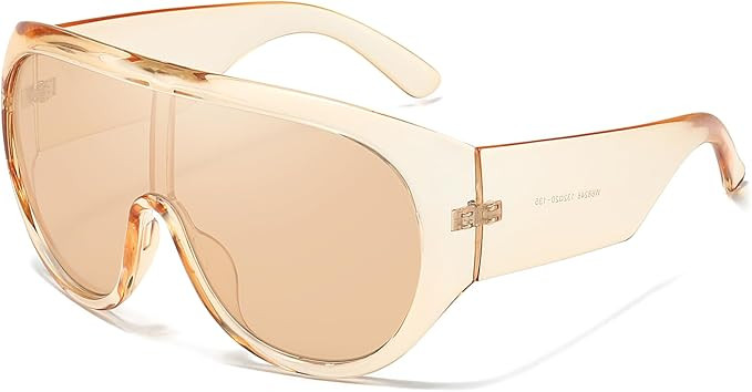 SODQW Oversized Sunglasses for Women and Men Large Frame Sunglasses UV Protection Eyewear for Dri... | Amazon (US)