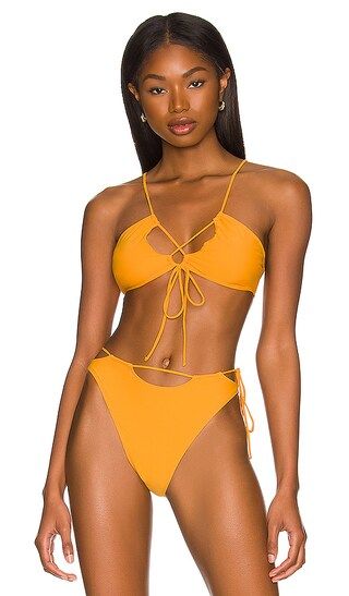 The Adeena Top in Bright Orange | Revolve Clothing (Global)