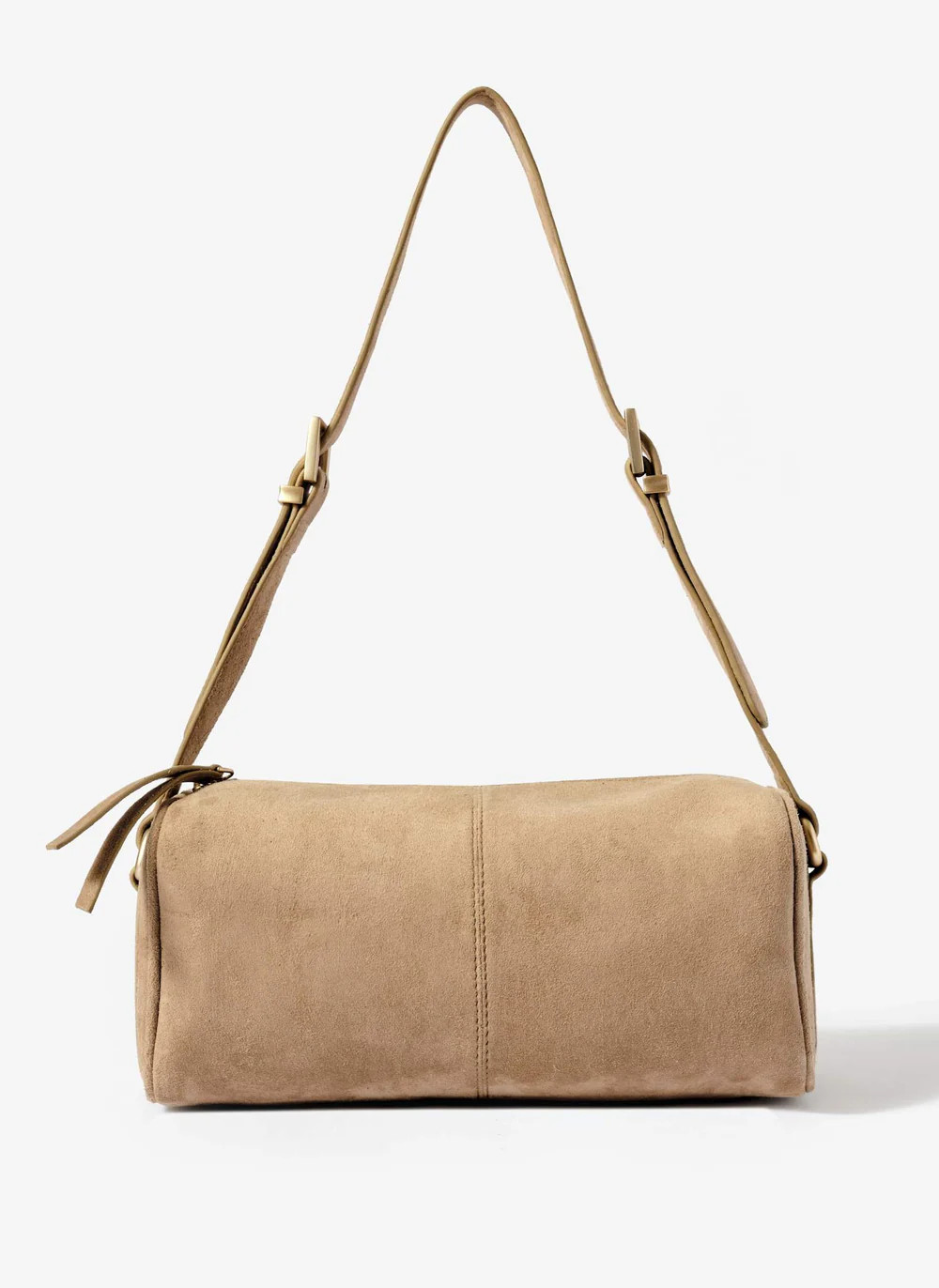 Matilda Tan Suede Shoulder Bag | Mint Velvet