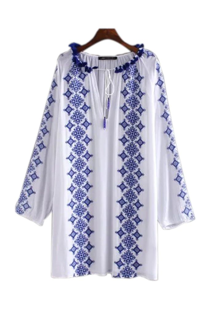 'Yvonne' Boho Cover-up Tunic | Goodnight Macaroon