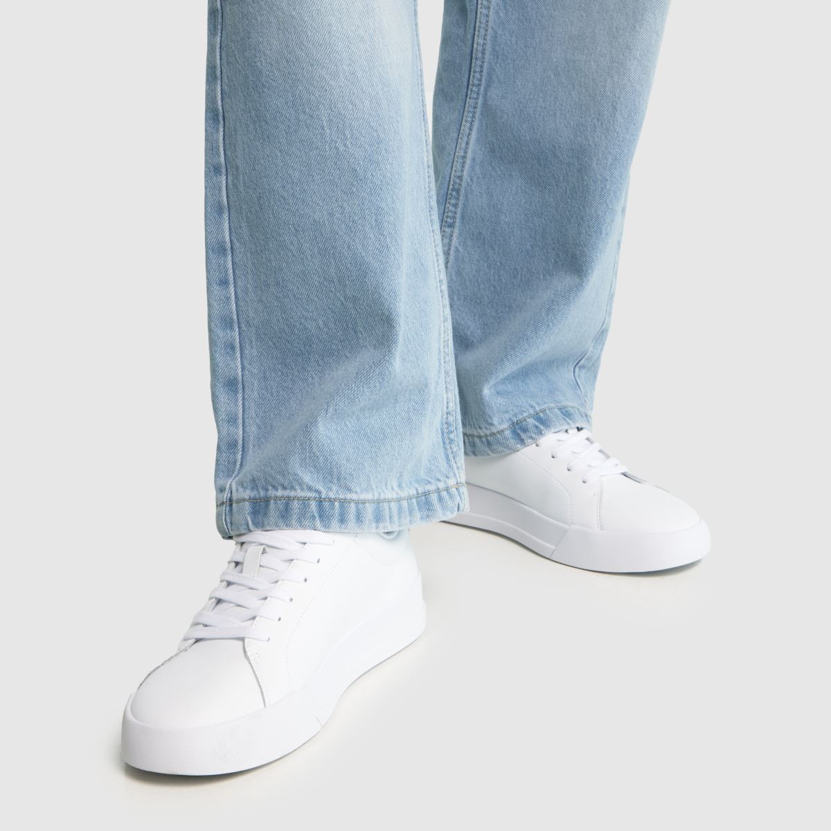 Mens White TOMMY HILFIGER Court Core Trainers | schuh | Schuh