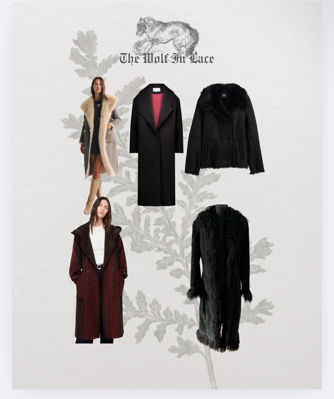 Gothic Winter Style! Use code THEWOLFINLACE006 for 10% off  Marcella NY 🕯️#winter #gothicstyle