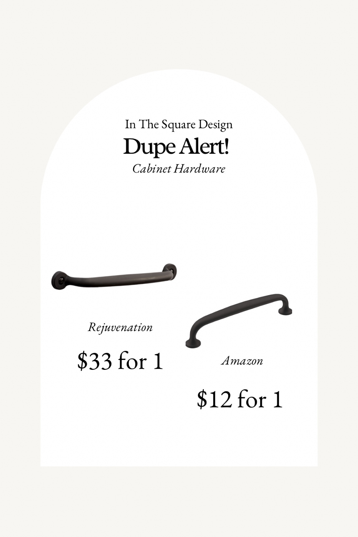 Dupe alert! Cabinet hardware

Black hardware, black cabinet pulls, Amazon home, rejuvenation, contemporary, contemporary hardware, traditional hardware, matte black hardware

#LTKhome #LTKFind #LTKunder50