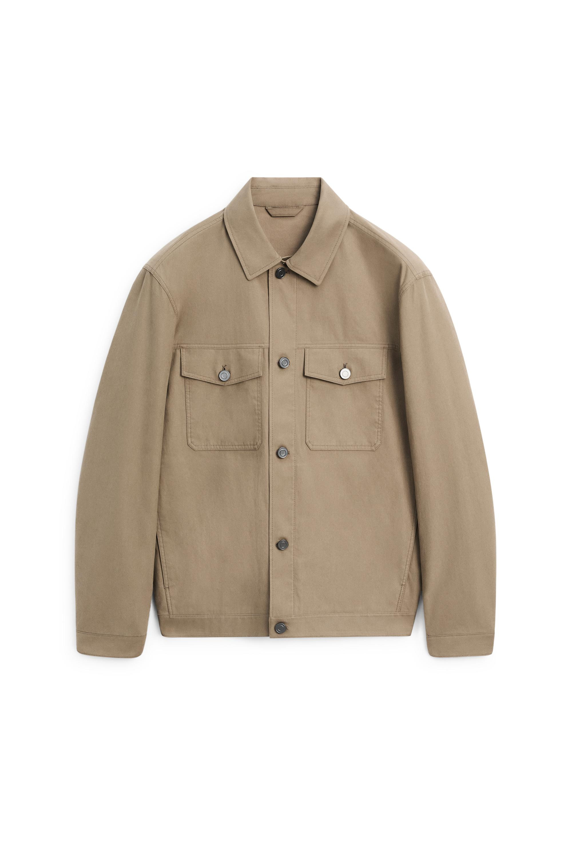 Double pocket trucker jacket - OCHRE | Massimo Dutti US