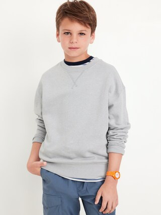 Oversized Crew-Neck Sweatshirt for Boys | Old Navy (US)
