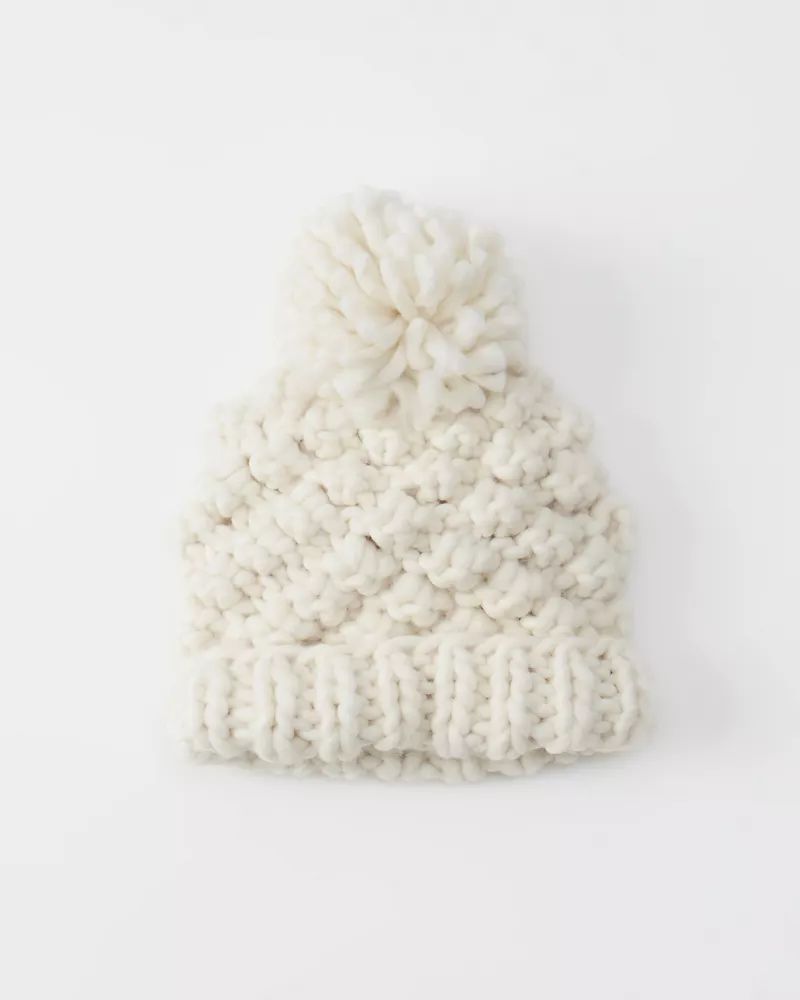 Womens Chunky Knit Beanie | Womens Accessories | Abercrombie.com | Abercrombie & Fitch US & UK
