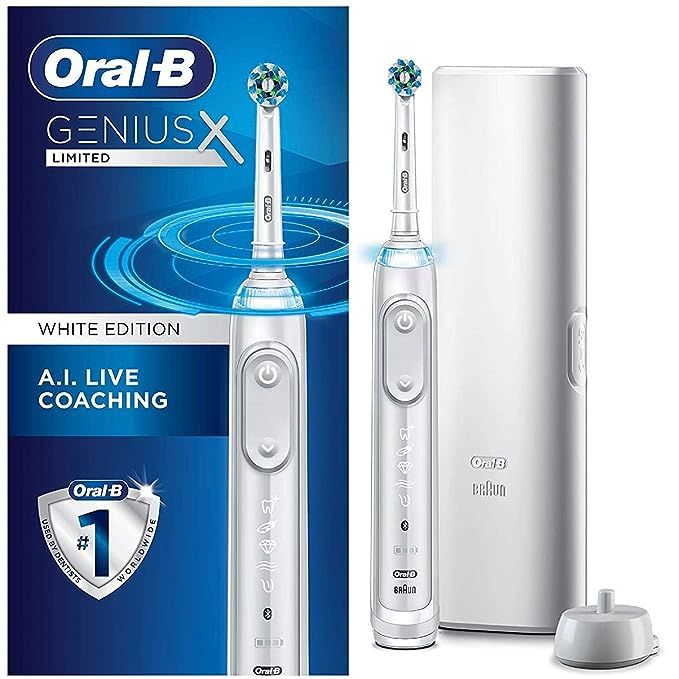 Oral-B Genius X Limited, Electric Toothbrush with Artificial Intelligence, 1 Replacement Brush He... | Amazon (US)