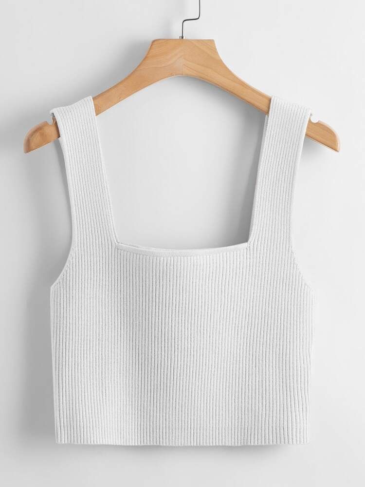 Ribbed Knit Sweater Vest | SHEIN