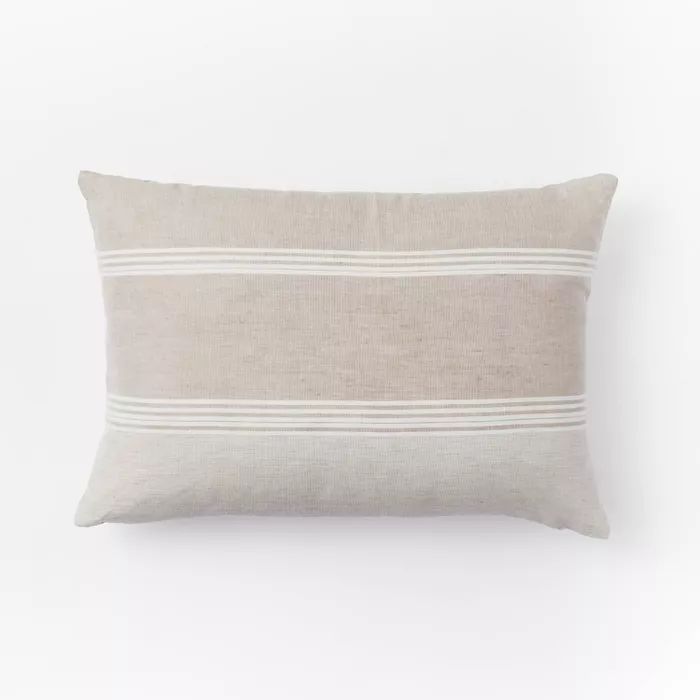 Woven Asymmetric Striped Throw Pillow - Threshold™ designed with Studio McGee | Target