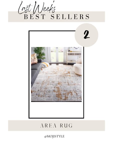 This modern area rug is one of this week’s best sellers!

#LTKHome #LTKSaleAlert