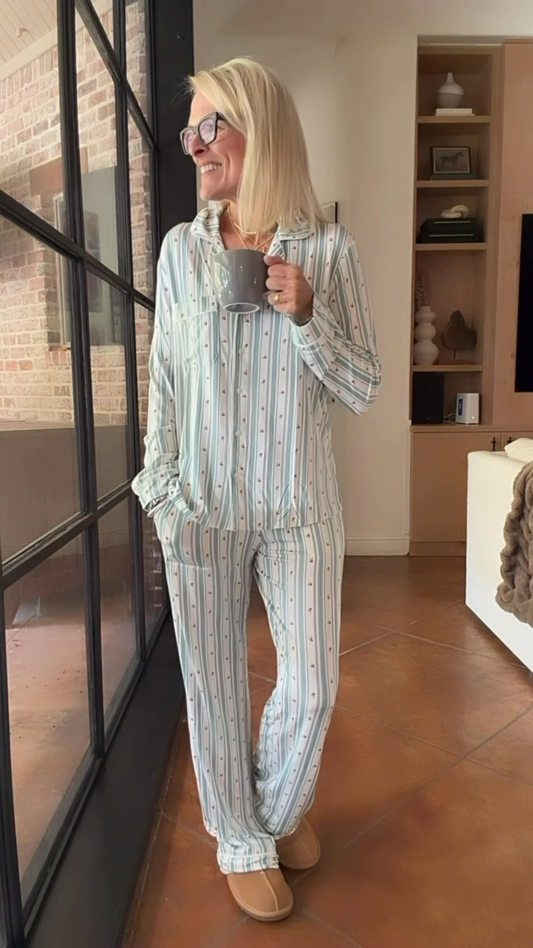 Target pajamas! The holiday prints are in! 
SUPER soft!! 
Wearing small. Have pockets 
@Target