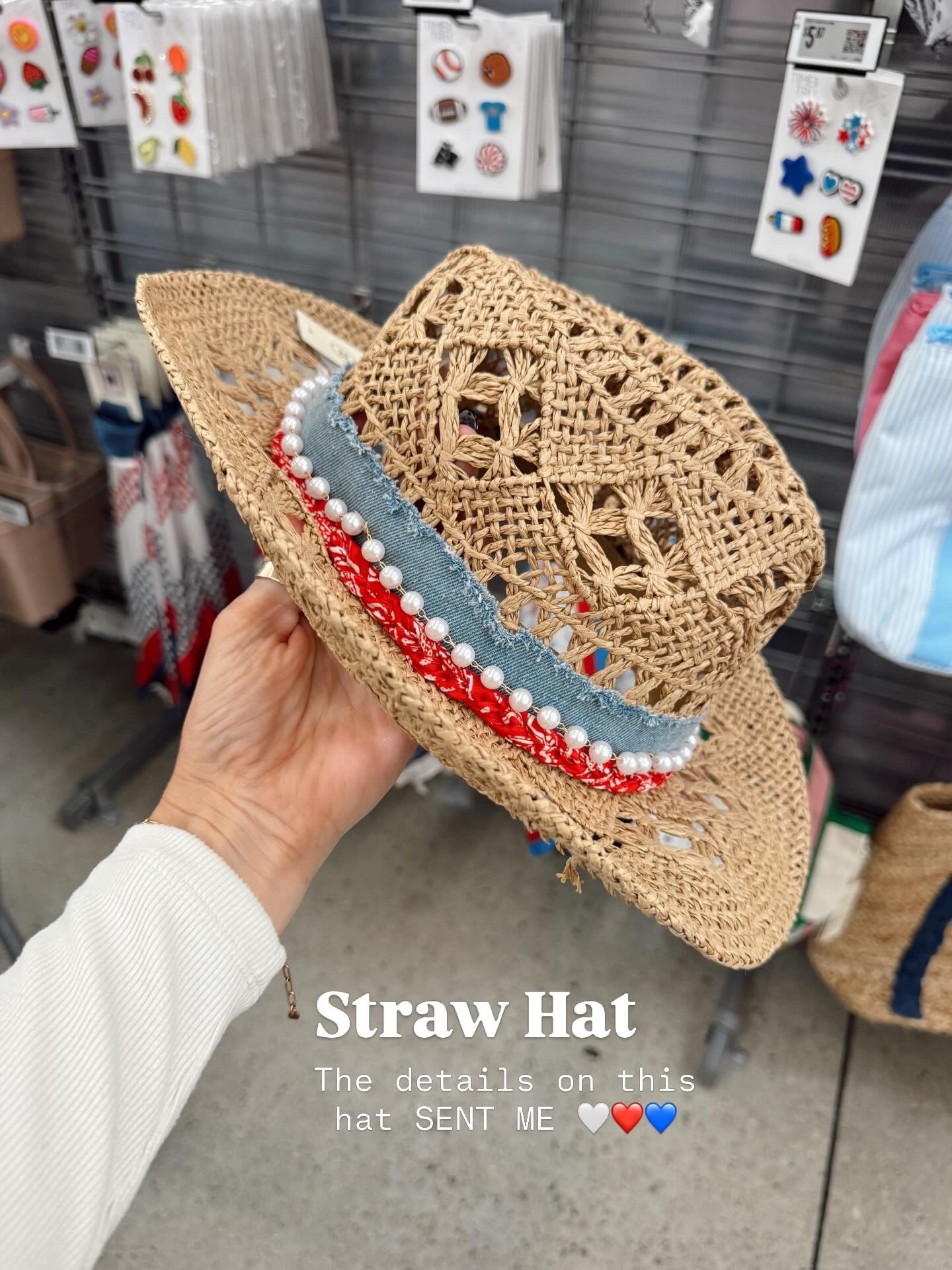 Cannot get over the details on this sun hat. Perfect for all of the 🇺🇸 holidays coming up 

#LTKFestival #LTKSeasonal #LTKmomlife